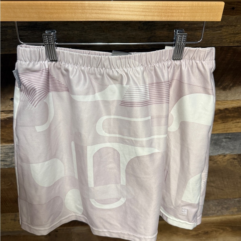 Nike Light Purple Abstract Print Mini Skirt